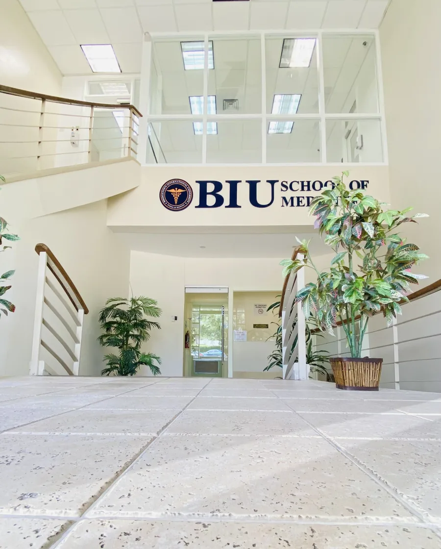 Interior of Bridgetown International University School of Medicine