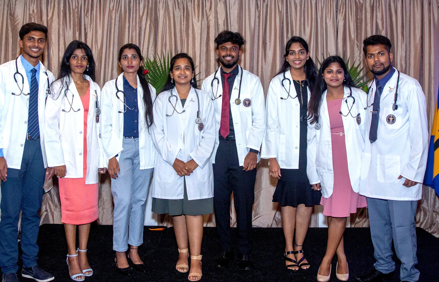 Bridgetown International University medical students