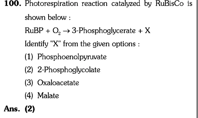 NEET 2026 Biology Question 100 source crop