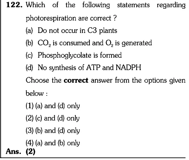 NEET 2026 Biology Question 122 source crop