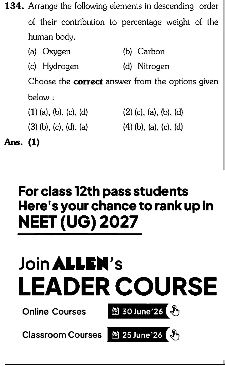 NEET 2026 Biology Question 134 source crop