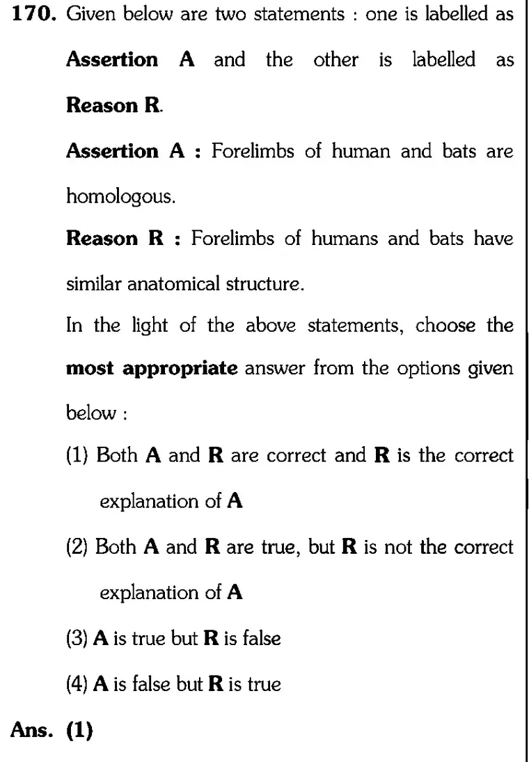 NEET 2026 Biology Question 170 source crop