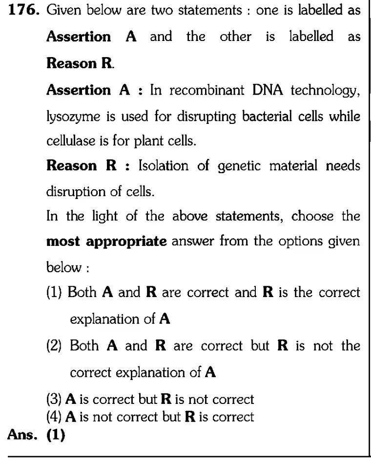 NEET 2026 Biology Question 176 source crop